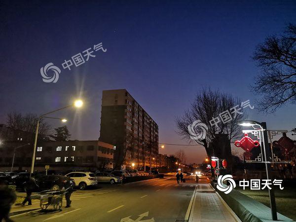 北京能见度骤降